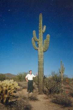 Na výletě do Arizonské pouště, USA, 1997