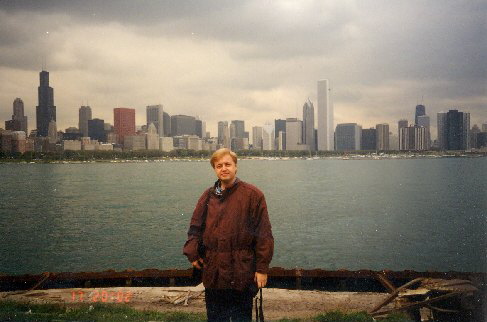 U Michiganského jezera v Chicagu, USA, 1997